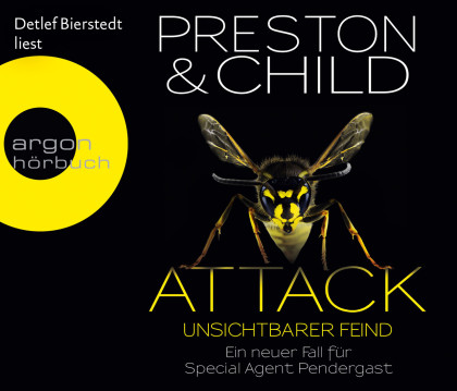 Hörbuch-Cover: Attack (von Douglas Preston & Lincoln Child)